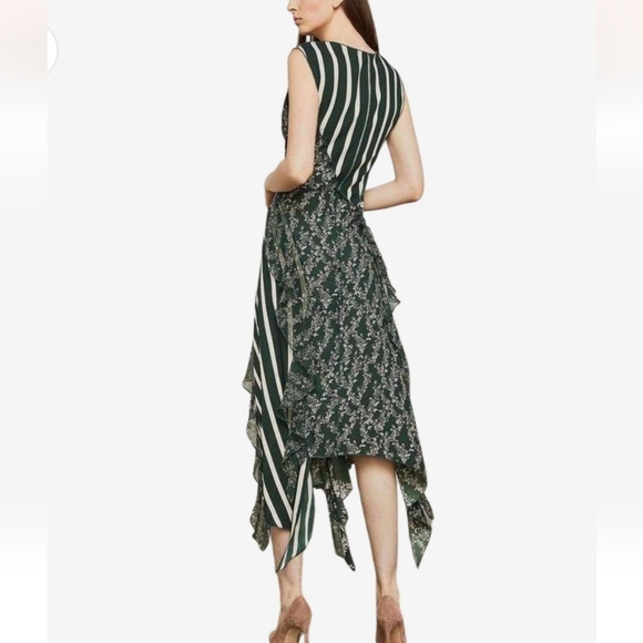 BCBG Maxazria Mixed Print Assymetric Dress - Picture 2 of 7